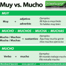 Правильное употребление «Muy» и «Mucho»