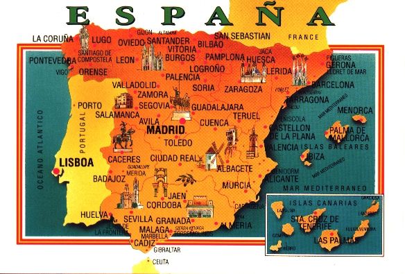 Мое путешествие в Испанию