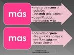 Разница в употреблении Mas и Más
